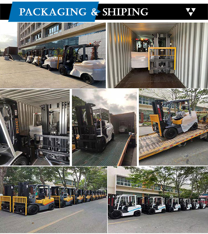 Hifoune Isuzu engine 8 ton diesel forklift truck for sale