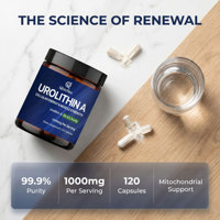 Capsules d'Urolithine A Qbioflex, pureté 99,9 %, directement de l'usine, pour l'énergie cellulaire et la force musculaire, complément alimentaire pour adultes