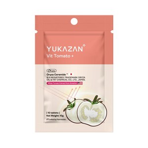 Yukazan Vit Tomato+ 10 comprimés pour femmes, éclaircissants pour la peau, éclat radieux, haute qualité, best-seller en Malaisie - Product Image 6