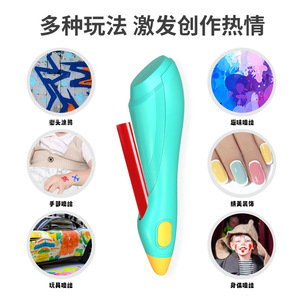 Nouveau kit <span class=keywords><strong>de</strong></span> stylo magique électrique pour enfants, bricolage, artisanat, <span class=keywords><strong>peinture</strong></span> 3D, stylo <span class=keywords><strong>de</strong></span> dessin, jouet avec 12 stylos à <span class=keywords><strong>aquarelle</strong></span> - Product Image 3