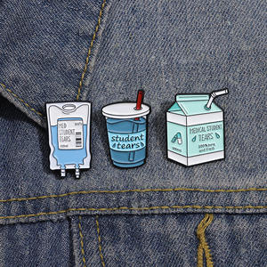 Broches de lágrimas para estudiantes de medicina al por mayor, alfileres de esmalte suave con tema de hadas para sombreros, bolsas de ropa, para recuerdos y regalos - Product Image 1