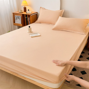 Bộ đồ giường không thấm nước Nữ Hoàng & Vua Khăn trải giường Set - 3 mảnh bộ đồ giường 90gsm mềm đào da sợi nhỏ dễ dàng chăm sóc cho nhà - Product Image 4