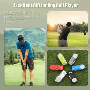 Biểu Tượng Tùy Chỉnh Từ Bóng Đánh Dấu Và Có Thể Gập Lại Kim Loại Switchblade Golf Màu Xanh Lá Cây Công Cụ Sửa Chữa Thép Không Gỉ <span class=keywords><strong>Divot</strong></span> Công Cụ - Product Image 6
