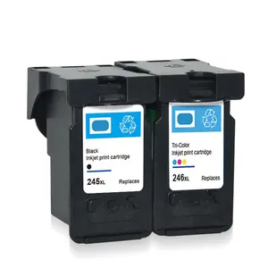 Colorpro remanufactured color and black Ink jet office printer PG245 CL246 compatible for Pixma MG2525/MG3020 printer