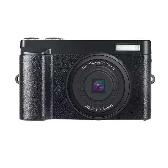 Outdoor Travel Shooting Mirrorless Camera 4K HD Digital Home Camera with Camera Accessories for Students and Families