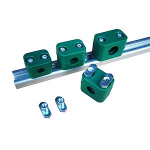 Collier <span class=keywords><strong>de</strong></span> serrage pour tube en acier inoxydable SS316 <span class=keywords><strong>de</strong></span> qualité supérieure, produit en usine, pour tuyaux <span class=keywords><strong>de</strong></span> 1/4 pouce <span class=keywords><strong>de</strong></span> diamètre extérieur, idéal pour le support <span class=keywords><strong>de</strong></span> tuyaux. - Product Image 3