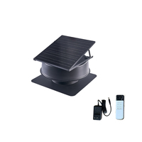 Ventilateur de toit solaire industriel avec moteur DC sans balais pour conteneurs et maisons préfabriquées, personnalisable OEM/ODM