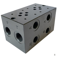 DR2-06 (CETOP 03) Bloc de soupape de collecteur de soupape hydraulique en aluminium/acier