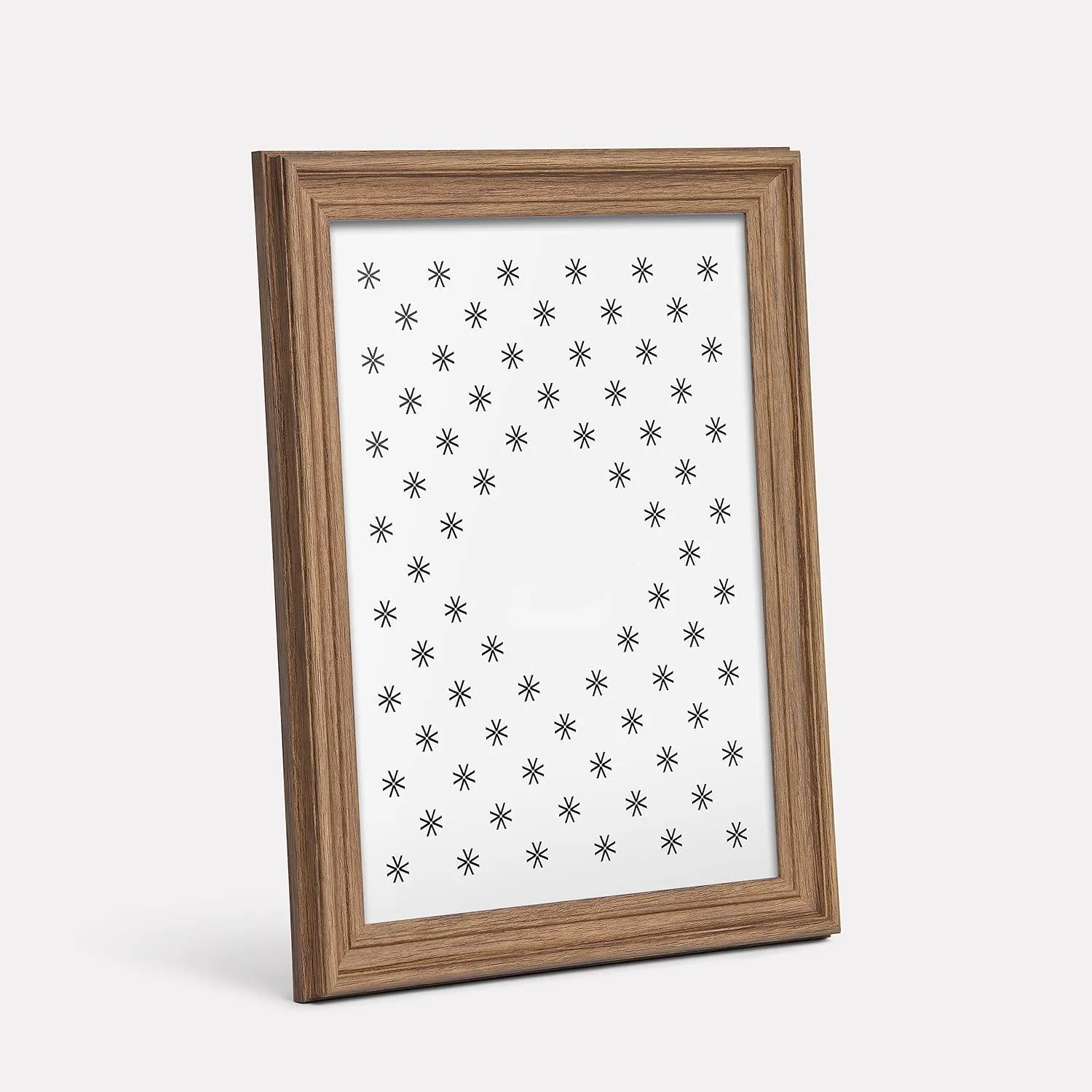 Decoratieve Walnoot Frame Kleur Prachtige Vintage Frame Design Art Print Fotolijst Met Plexiglas