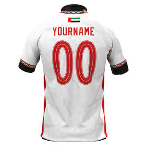 Maglia da Calcio Personalizzata 2024 di Alta Qualità con Logo, Nome e Numero Stampati, Design per Club Nazionale degli Emirati Arabi Uniti, UNIFORME - Product Image 2