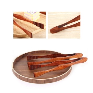 Natürliche Bambus holz Küche Toast zange Umwelt freundliche platzsparende Bambus Toaster zange - Product Image 3