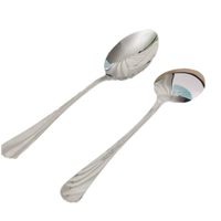 Cuillère à pointe fine en acier inoxydable 304 de qualité supérieure, ustensile pour café, thé, dessert, durable, vaisselle pour la maison et les restaurants