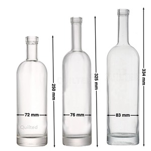 Grande <span class=keywords><strong>bouteille</strong></span> de gin fantaisie de 700/750 ml gravée à l'<span class=keywords><strong>acide</strong></span> avec bouchon en liège, options de couleur personnalisables, forme sur mesure et conforme aux normes alimentaires - Product Image 2