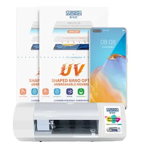 9H sertlik UV şekilli Nano optik kür ekran koruyucu yumuşak UV levha kavisli ekran mobil Film için Samsung S22 artı