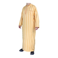 Abaya de luxe, abaya musulmane soudanaise bon marché, thobe à capuche, designs de thobe pour hommes adultes, Moyen-Orient, Maroc, 72 pièces