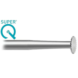 SUPER Q Tool Steel Crown <b>Cutter</b> Bur 45 <b>Mounted</b> 2.35mm Shank Wheel Saw Bur Blank Top 6Pcs For Jewelry Engraving Metal Cutting - Product Image 1