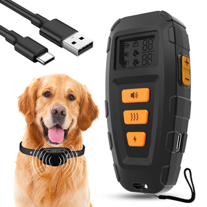 Collar de Adiestramiento para Perros Saijzek Recargable e Impermeable, Nuevo Collar Eléctrico de Control de Ladridos con 3 Modos y Control Remoto - Product Image 1