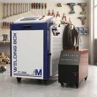 Máquina de Soldadura Láser Portátil Industrial para Acero Inoxidable y Placas de Hierro, Argón 5 en 1, Soldadura por Puntos de Alta Potencia