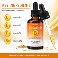 Formule Liquide Douce pour le Bien-être Nerveux des Adultes Occupés – Vitamines du Complexe B en Gouttes Liquides – Approvisionnement Direct Usine