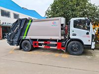 Châssis Dongfeng à 10 roues monté sur le camion compacteur de déchets
