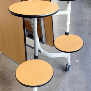Multi Functional <b>Foldable</b> <b>Dining</b> <b>Table</b> Rectangle 12 Seat Combination Design For <b>Dining</b> Room Child Use White Color - Product Image 4