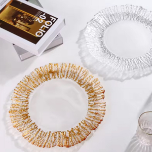 Nouvelles assiettes en verre transparentes, plateaux de service en verre, vente en gros pour la maison et la cuisine - Product Image 6