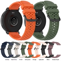 Bracelet en silicone officiel pour Huami Active Max, design en maille avec boucle à ardillon
