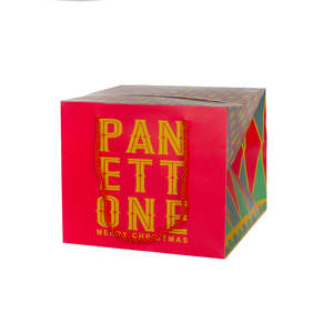 Scatola della borsa di natale con motivo a tamburello 24cm + 24cm x 20cm - Product Image 1