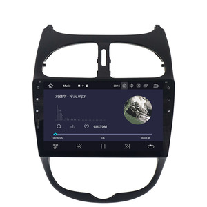 <span class=keywords><strong>Autoradio</strong></span> Android 10, 2 go/16 go, Navigation GPS, lecteur multimédia, stéréo, enregistreur cassette, unité centrale, pour voiture Peugeot <span class=keywords><strong>206</strong></span>, 2000 à 2016 - Product Image 2