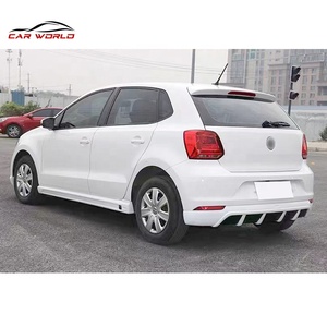 Kit de Carrocería Estilo Car World para <span class=keywords><strong>Polo</strong></span> 2014-2016, Labio Delantero, Labio Trasero, Faldones Laterales, Kit de Carrocería para <span class=keywords><strong>POLO</strong></span> 2015, Material Plástico - Product Image 2