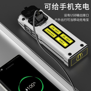 Lampe de travail LED double Strong Wolf Mini, 1000 mAh, rechargeable avec aimant, pour utilisation en cas d'urgence - Product Image 5