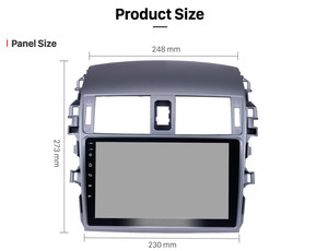 9 Inch 2.5D <span class=keywords><strong>Android</strong></span> Đài Phát Thanh Xe Đa Phương Tiện Player Cho Toyota Corolla E140/150 2008 2009 2010 2011 2012 2013 Stereo <span class=keywords><strong>GPS</strong></span> <span class=keywords><strong>Navigation</strong></span> - Product Image 2