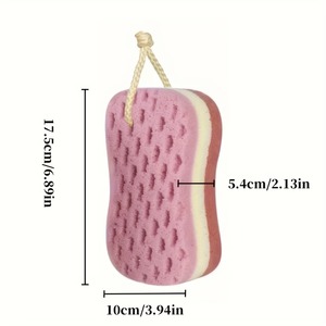 Soft Bath Sponge Body Scrub Bast Wisp Massage Brush Body Washcloth Skin Scrubber Relax Exfoliating Skincare Shower Accessories - Product Image 3