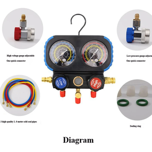 <span class=keywords><strong>Groupe</strong></span> d'instruments numériques électriques en métal <span class=keywords><strong>éco</strong></span>logique pour climatisation automobile, garantie 1 an pour le remplissage et le vidage de réfrigérant - Product Image 6