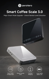 Báscula Inteligente para <span class=keywords><strong>Café</strong></span> ZeroHero, Báscula Digital Portátil para <span class=keywords><strong>Café</strong></span> Espresso y Vertido, con Temporizador, 2 kg, en Existencia - Product Image 6
