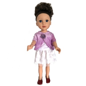 ตุ๊กตาไวนิลขนาด 18 นิ้ว น่ารักเหมือนจริง พร้อมชุดสวย - Product Image 4