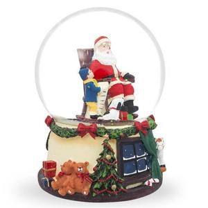 Boule de cristal personnalisable ornement de château de sapin de Noël meilleurs amis/couples amoureux fait à la main résine écologique cadeau unique pour - Product Image 1