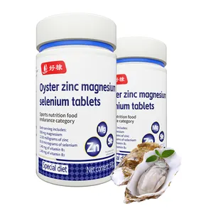 Fournisseurs en gros OEM Comprimés minéraux multi-oligo-éléments Comprimés d'huître Zinc magnésium sélénium.