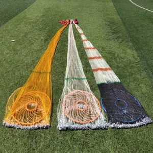 amerikanisches hochfester handgewürftes fischnetz Fliegendes Scheibennetz aus Nylon für Fliegenwerfen - Product Image 3