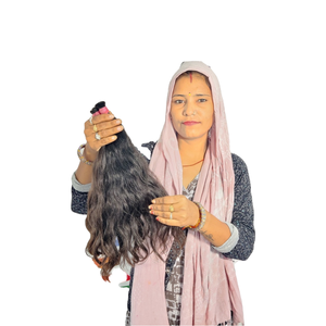 Venta al por mayor 100% Extensiones de cabello de templo vietnamita virgen Estilo recto natural profundo Tipo de cabello indio Paquete de cabello humano ondulado a granel - Product Image 1