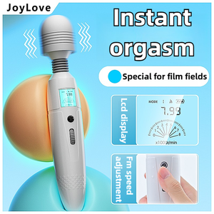 Hete Verkoop 9 Vibratie Siliconen Clitoris Stimulator Av Wand Vibrator Staf Massager Met Verwarming Elektrische Dame <span class=keywords><strong>Sex</strong></span> Vibrator Volwassen - Product Image 4