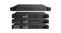 Modulador Analógico IP HZY-2500C 32/64 Canales Decodificación H.265 HEVC H.264 Salida RF PAL/NTSC/SECAM Gestión Web 1U/2U