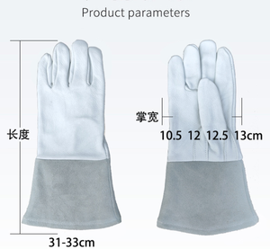 Sarung Tangan Las Argon Kulit Domba Kulit Sapi Tahan Suhu Tinggi Anti-Selip Tahan Lama Tahan Tusukan Sarung Tangan Pengaman - Product Image 3