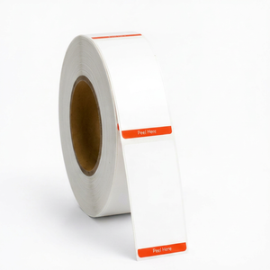 NATURALABEL Removable Waterproof Labels 1x2 Inch Rectangular Adhesive <b>Paper</b> Self-Adhesive Label for Food Beverage Personal Care - Product Image 1
