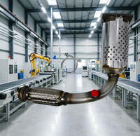 Convertisseur catalytique 3 voies haute performance - Ajustement universel, acier inoxydable, compatible Euro 4/5, installation facile pour la plupart des véhicules