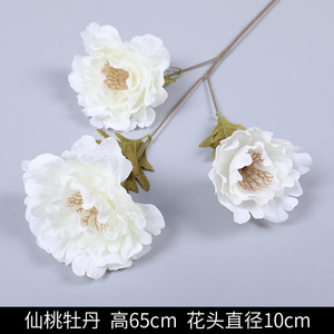 L-10 <span class=keywords><strong>de</strong></span> flores falsas <span class=keywords><strong>de</strong></span> seda, diente <span class=keywords><strong>de</strong></span> león <span class=keywords><strong>de</strong></span> imitación, Margarita, lirios, Hortensia, flores decorativas para pared <span class=keywords><strong>de</strong></span> boda, flor blanca, venta al por mayor - Product Image 3