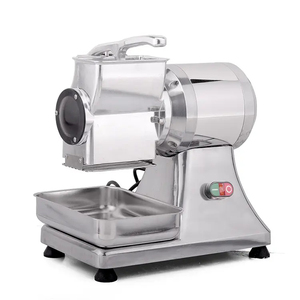 Máquina Ralladora de Queso para Pizza Comercial de Acero Inoxidable, Molinillo Eléctrico de un Solo Cabezal para Queso Mozzarella y Migas de Pan - Product Image 1