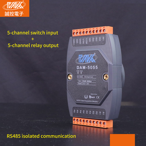 5055 8DI 4do tiếp sức kỹ thuật số từ xa IO mô-đun 5di đầu vào kỹ thuật số và 5do tiếp sức Kết quả đầu ra <span class=keywords><strong>modbus</strong></span> rtu để RS485 - Product Image 4