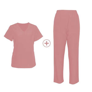 Tenues d'infirmières personnalisées à col en V pour femmes, uniformes médicaux élégants, ensembles de blouses médicales tendance, fabricants de blouses. - Product Image 2