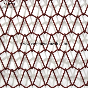 建築用カーテンウォールアルミ/ステンレス鋼製フレキシブルスパイラル織金網 - Product Image 3